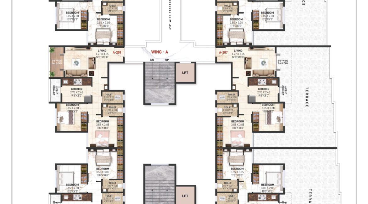 2BHK Luxurious Flats for sale